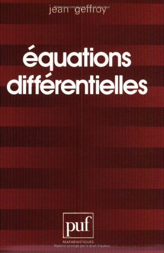 Equations différentielles