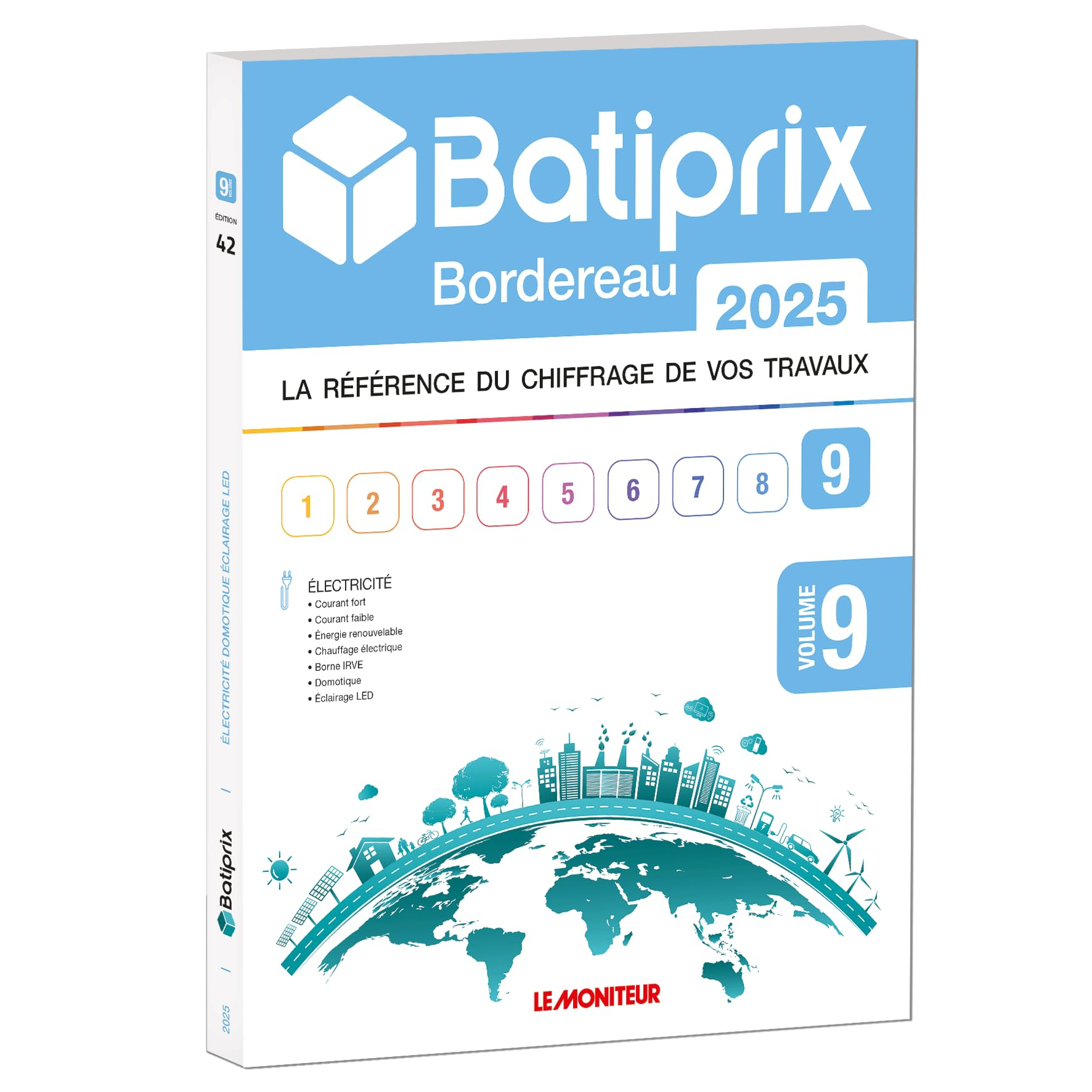 Batiprix Bordereau 2025 - Volume 9 : Electricité - Eclairage LED - Domotique