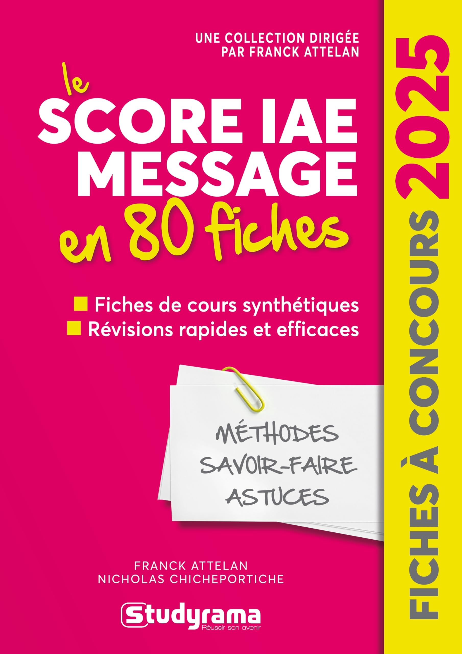 Le Score IAE Message en 80 fiches : fiches de cours synthétiques, révisions rapides et efficaces : 2