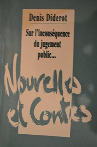 sur l'inconséquence du jugement public de nos actions particulières