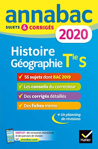 Histoire géographie terminale S : 2020