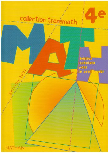 transmath 4e 2002 professeur