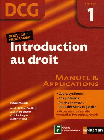Introduction au droit, DCG épreuve 1