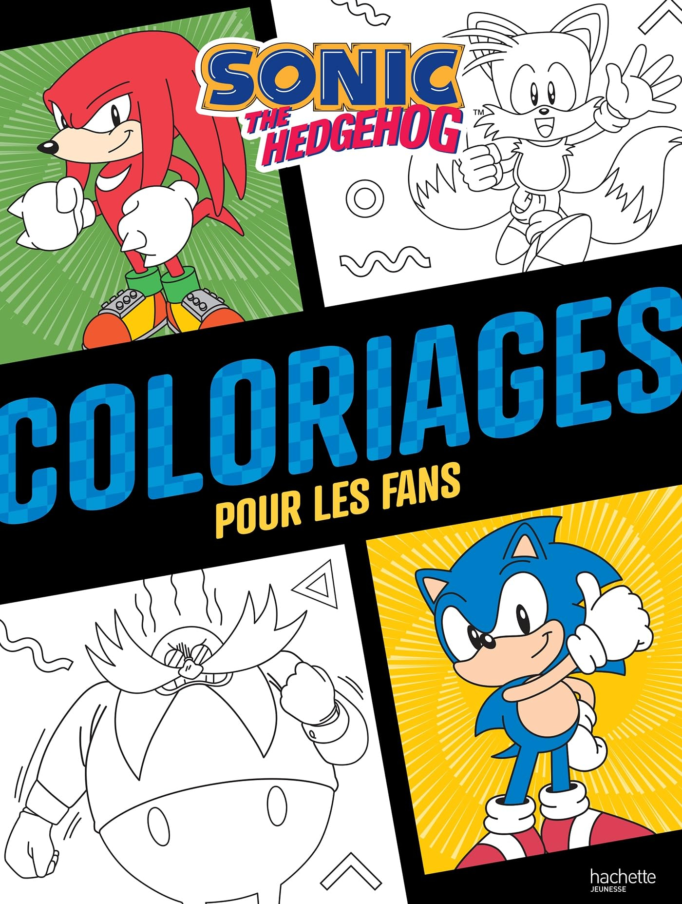 Sonic : Coloriages pour les fans : Livre de coloriages