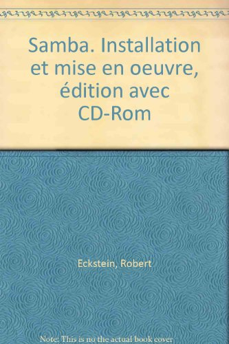 Samba : installation et mise en oeuvre