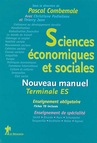 Sciences économiques et sociales, terminale ES, enseignement obligatoire, enseignement de spécialité