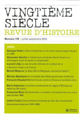 Vingtième siècle, n° 119