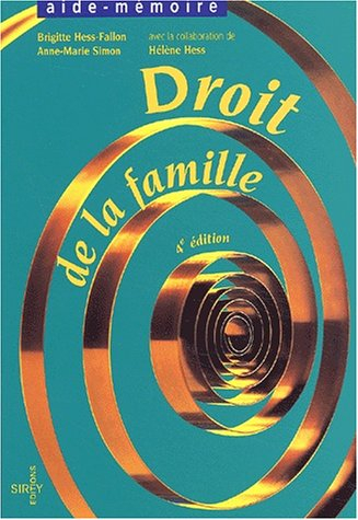 droit de la famille : 4ème édition