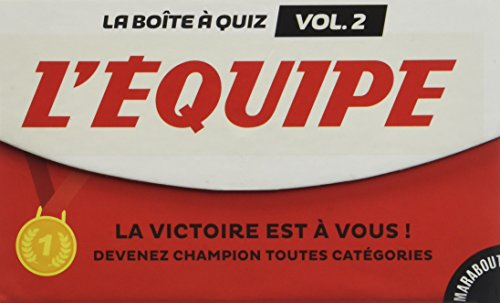 La boîte à quiz L'Equipe. Vol. 2. La victoire est à vous ! : devenez champion toutes catégories