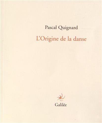 L'origine de la danse