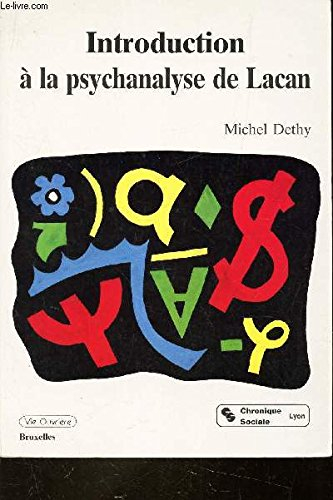 introduction à la psychanalyse de lacan