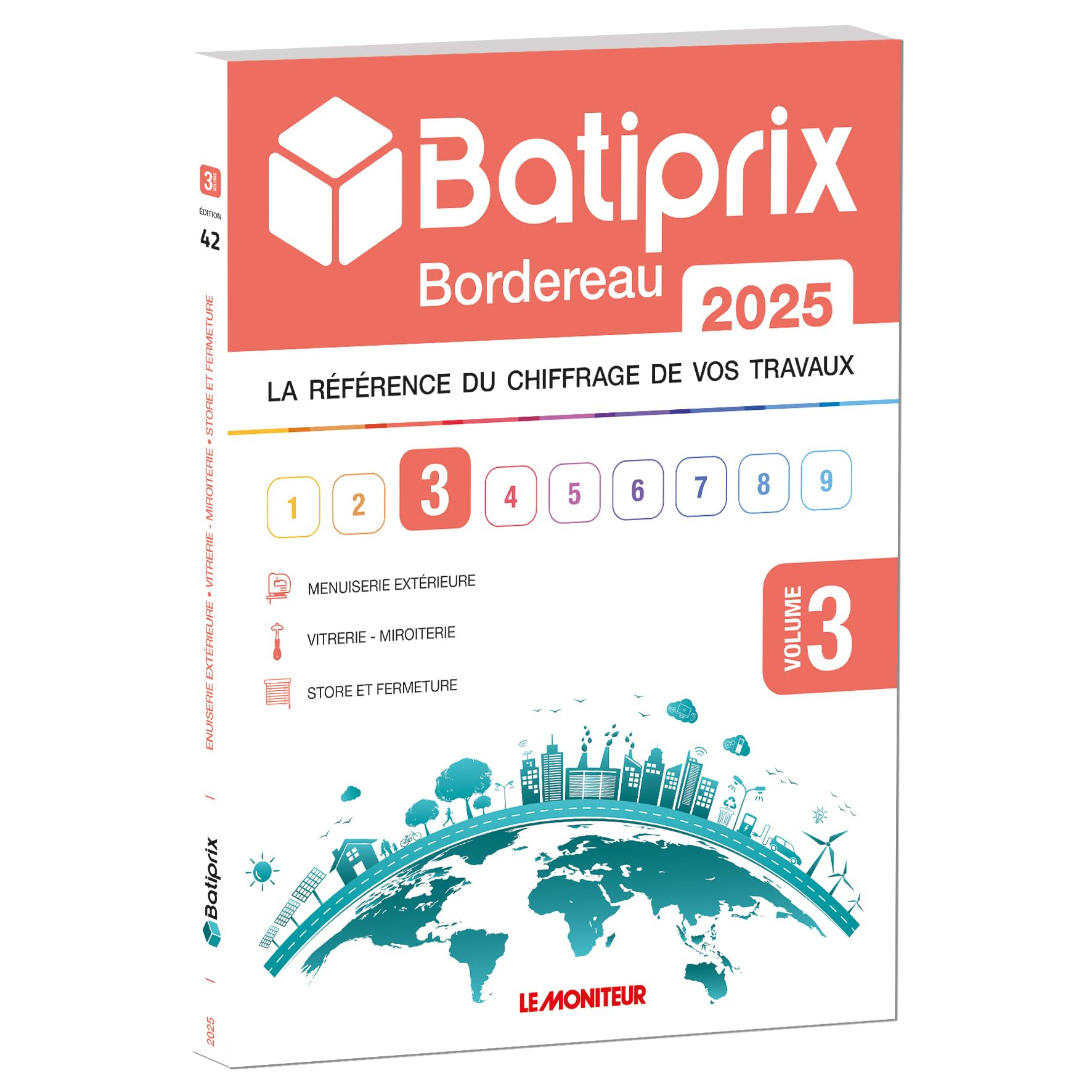 Batiprix Bordereau 2025 - Volume 3 : Menuiserie extérieure - Vitrerie et miroiterie - Store et ferme
