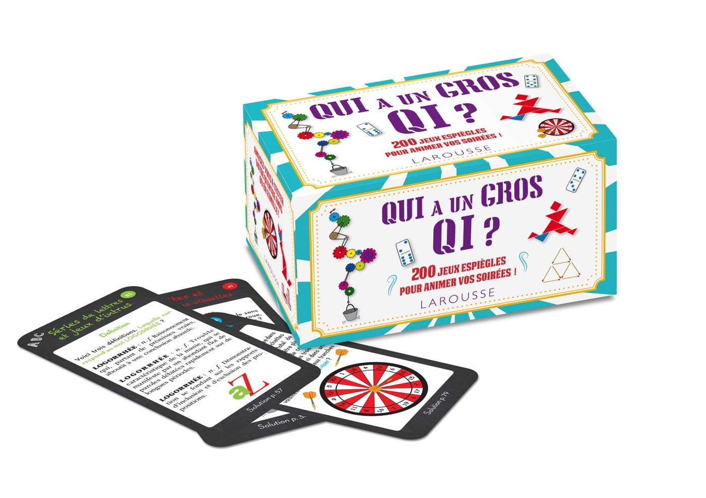 Qui a un gros QI ? : 200 jeux espiègles pour animer vos soirées !