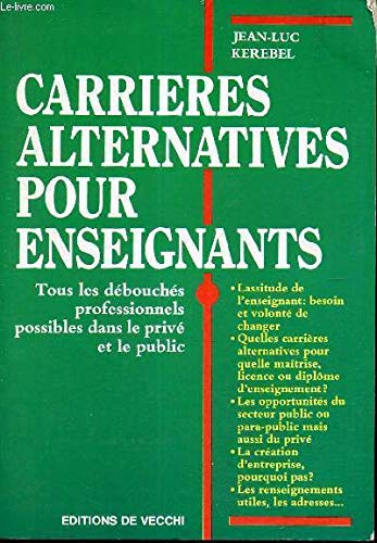 Carrières alternatives pour enseignants