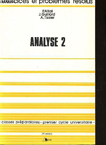 analyse 1, 1e annee, classes preparatoires, 1e cycle universitaire