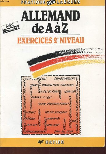Allemand de A à Z : exercices 2e niveau