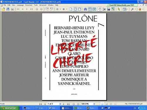 Pylône, n° 7. Liberté chérie