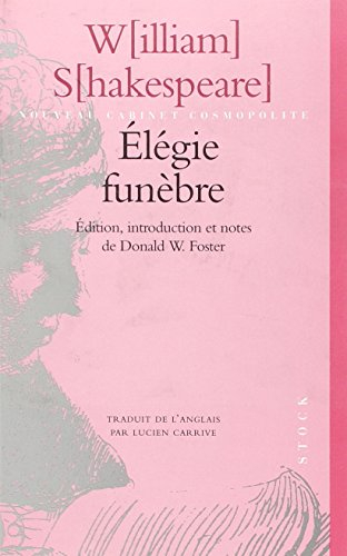Elégie funèbre
