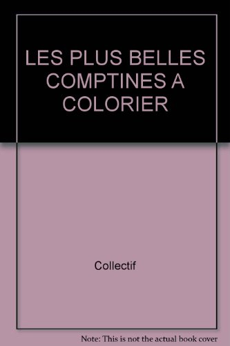 les plus belles comptines a colorier