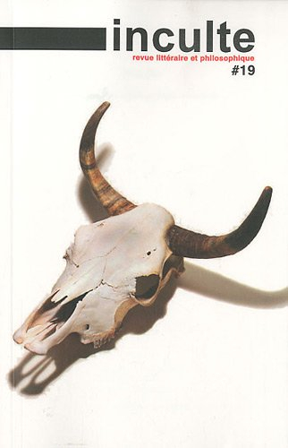 Inculte, n° 19. Le cul