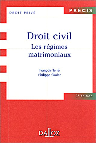 Droit civil : les régimes matrimoniaux