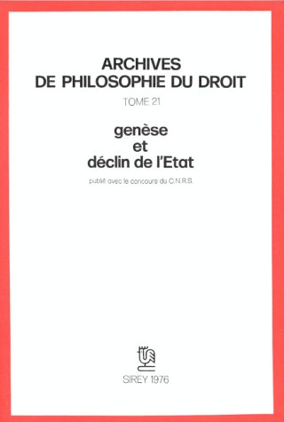 Genèse et déclin de l'Etat