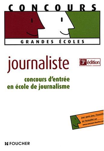 Journaliste : concours d'entrée en école de journalisme