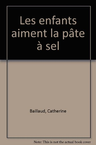 Les enfants aiment la pâte à sel