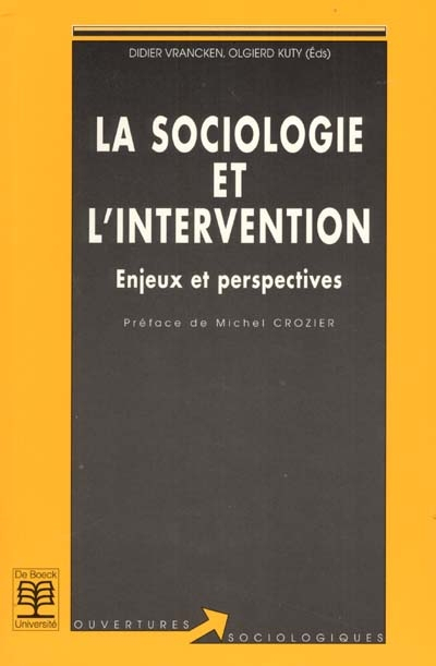 La sociologie et l'intervention : enjeux et perspectives