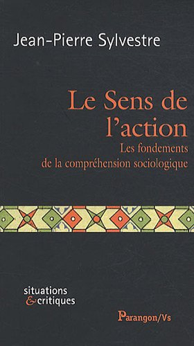 Le sens de l'action : les fondements de la compréhension sociologique