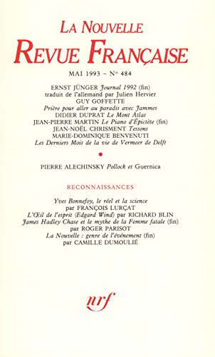 Nouvelle revue française, n° 484