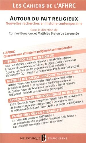 Autour du fait religieux