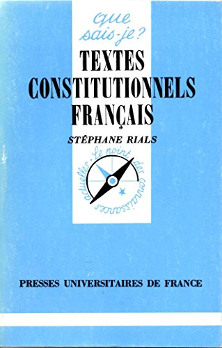 textes constitutionnels français