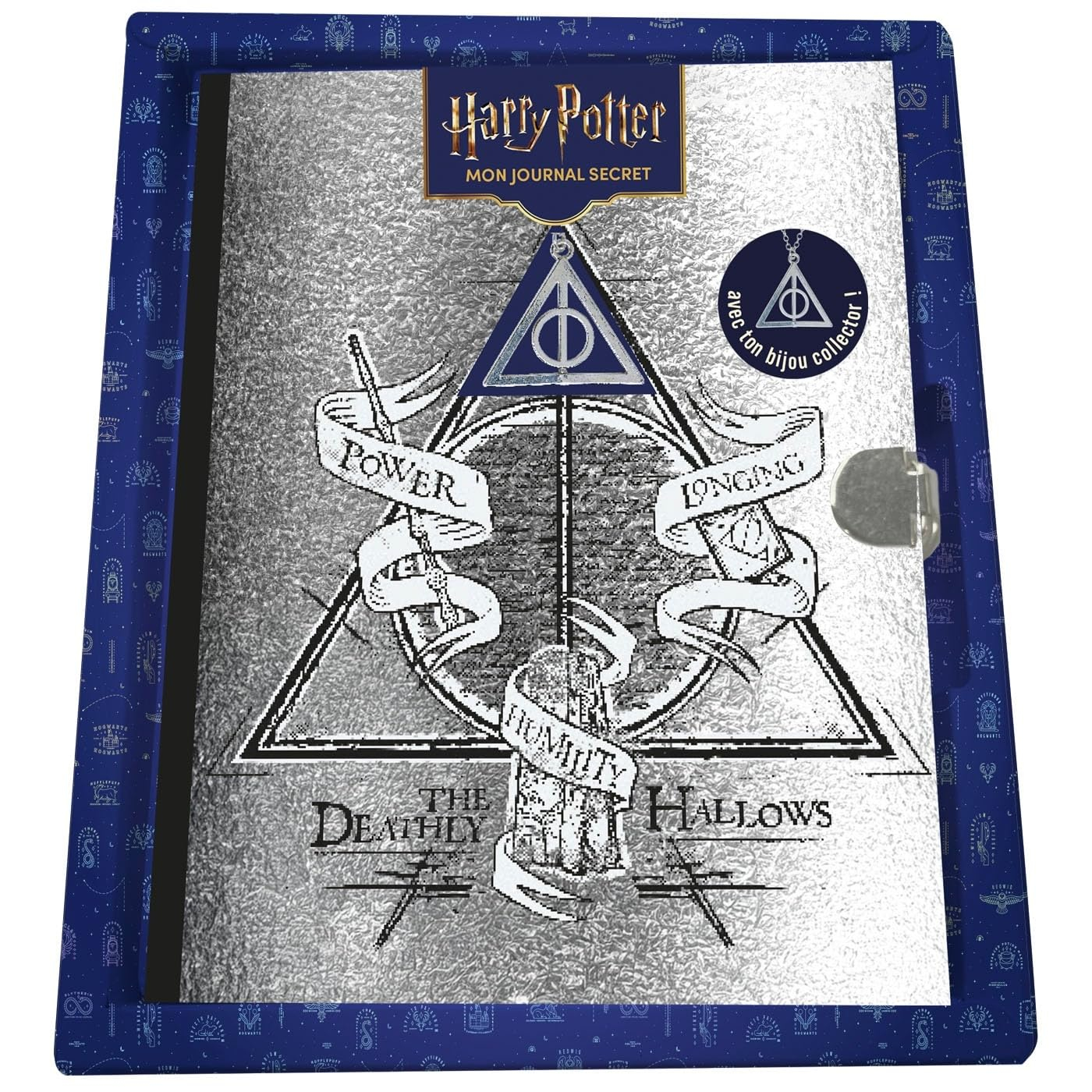 Harry Potter : Mon journal secret reliques de la mort avec pendentif