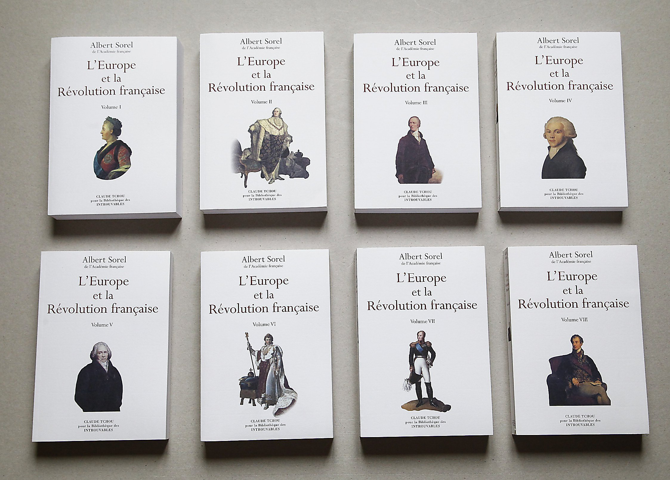 L'Europe et la Révolution française: 8 volumes