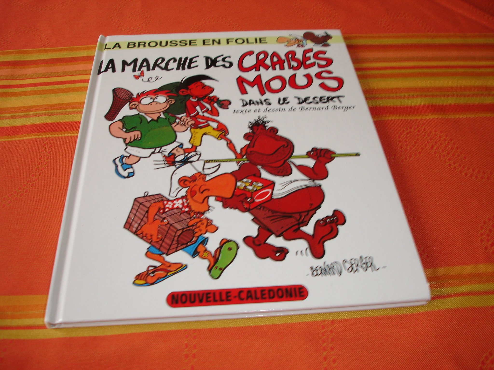 La marche des crabes mous dans le désert