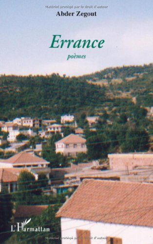 Errance : recueil de poèmes