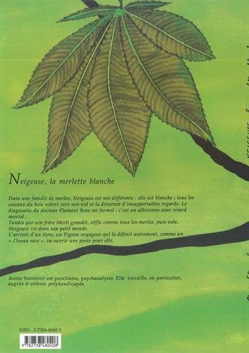 Neigeuse, la merlette blanche