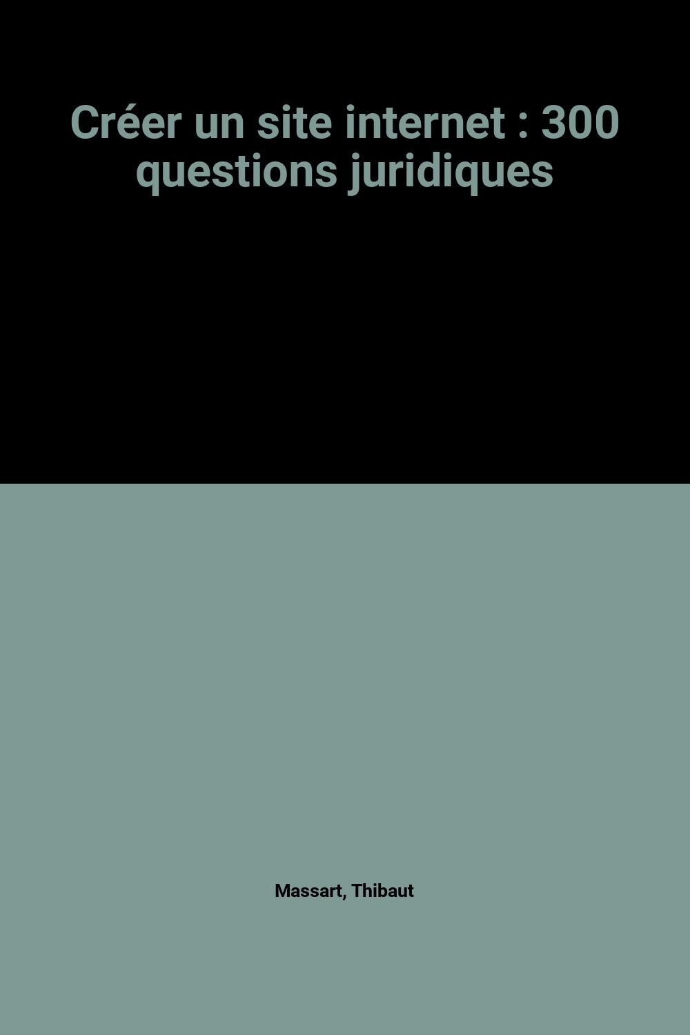 Créer un site Internet : 300 questions juridiques