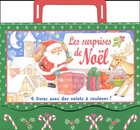 Les surprises de Noël : 4 livres avec des volets à soulever !