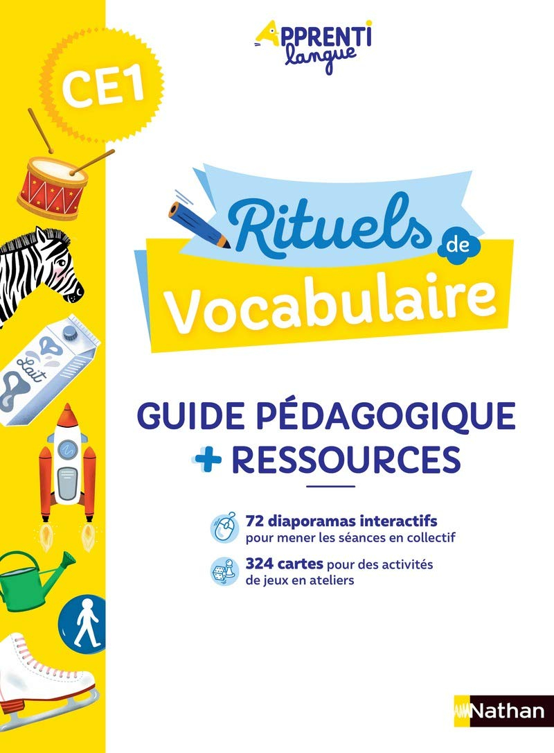 Rituels de vocabulaire CE1 : guide pédagogique + ressources