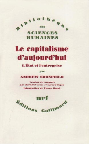 le capitalisme d'aujourd'hui. l'etat et l'entreprise