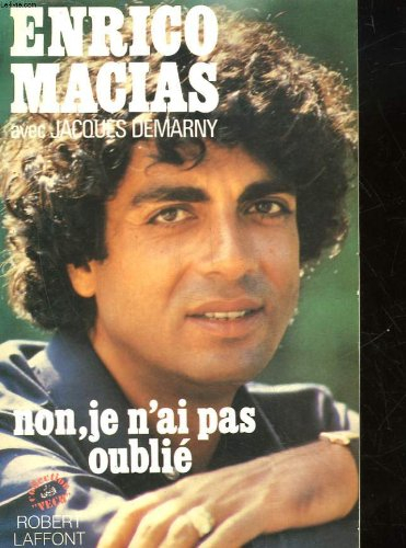 Non, je n'ai pas oublié