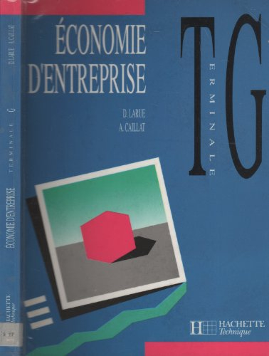 Economie d'entreprise terminale G