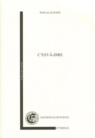 C'est-à-dire