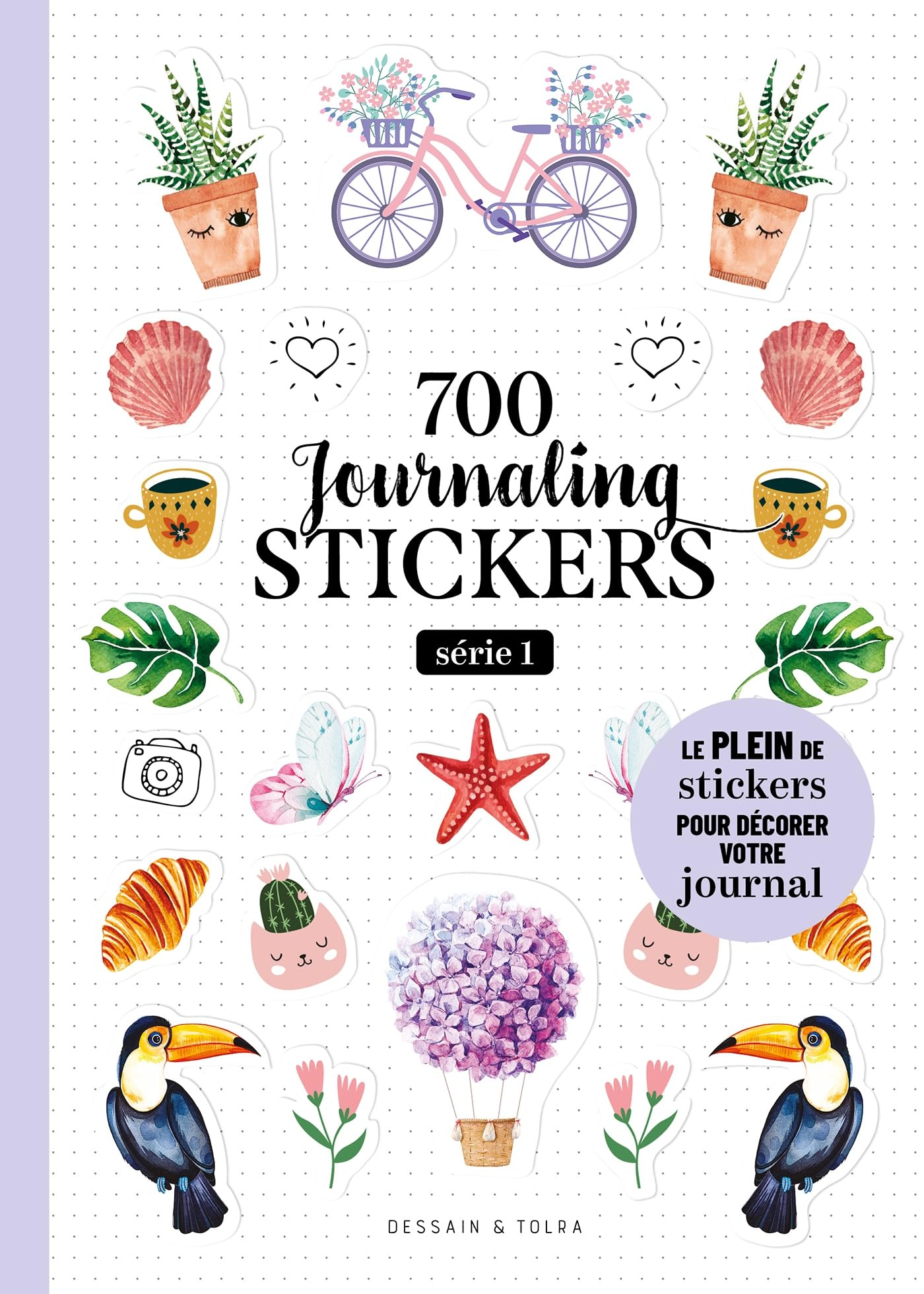 700 journaling stickers : série 1