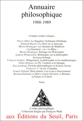Annuaire philosophique : 1988-1989