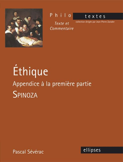 Ethique : appendice à la première partie