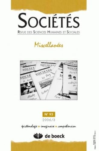 Sociétés, n° 93