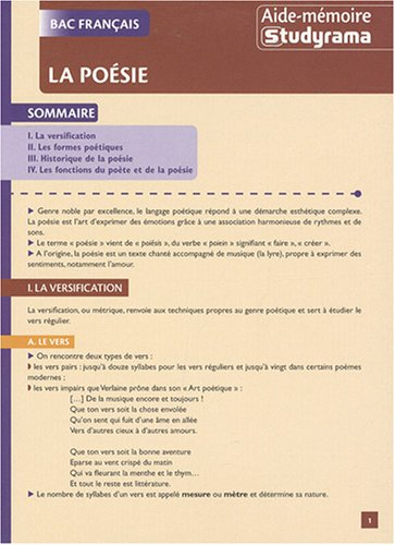 La poésie